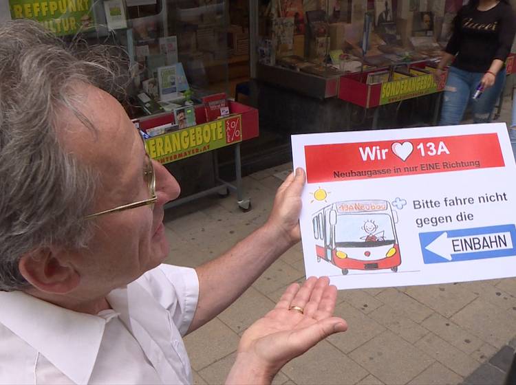 Streit um den 13A in der Neubaugasse