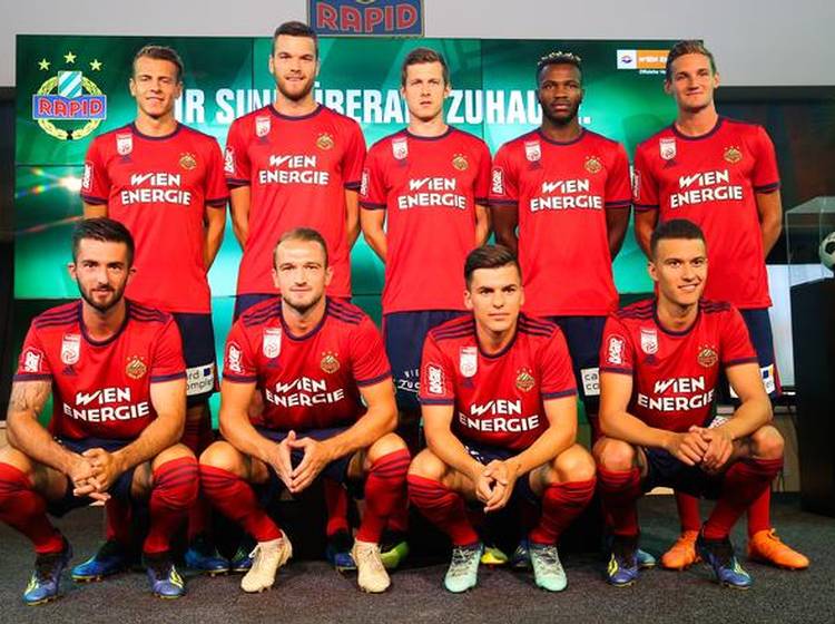 Neue Dressen für Rapid Wien