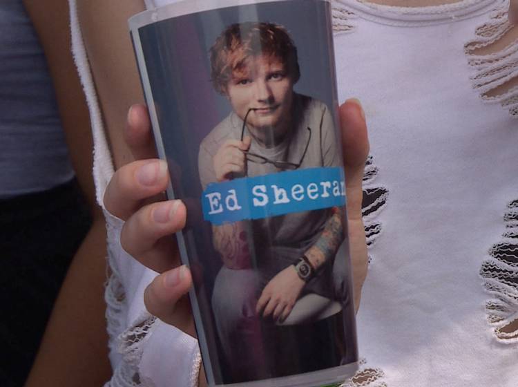 Ed Sheeran: Ausgelassene Fan-Ekstase vor dem Happel-Stadion