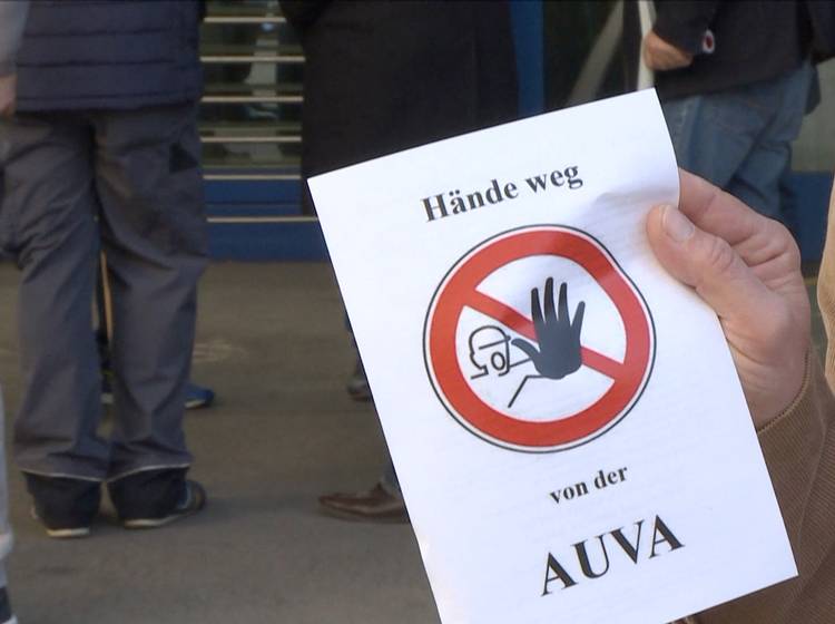 AUVA: Großer Protesttag am Montag