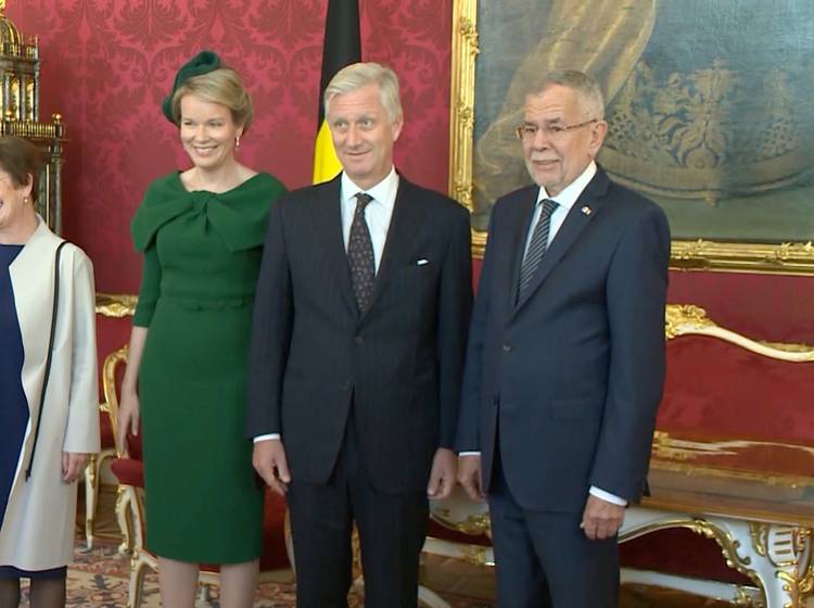 Belgisches Königspaar besucht Wien