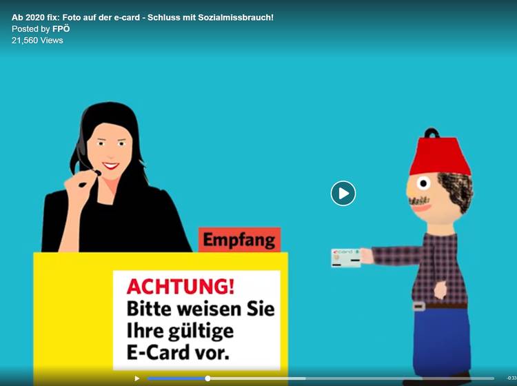 Hass im Netz: FPÖ mit rassistischem Video