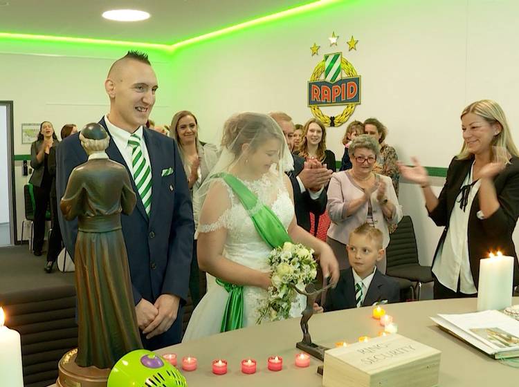 Traumhochzeit in Grün-Weiß