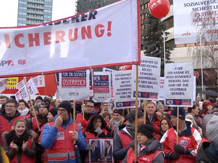 Gewerkschaft protestiert: "Seid's ihr wuggi?"