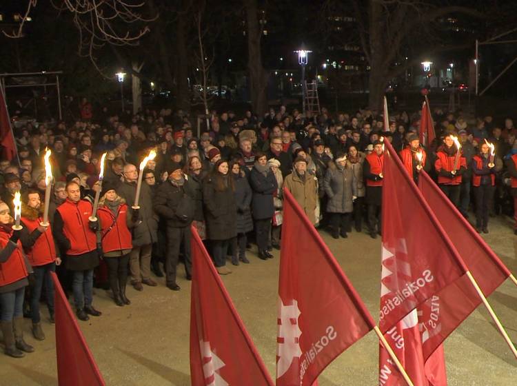 Februarkämpfe 1934: "Niemals vergessen"