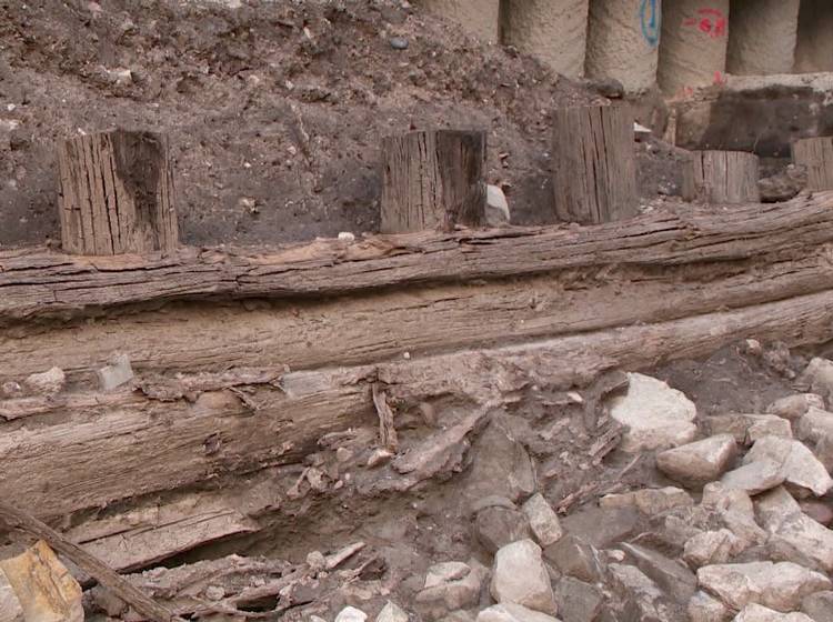 Historischer Fund in der Innenstadt