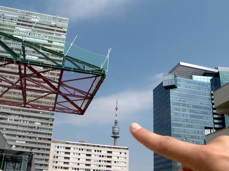 Neues Wiener Landmark: Donausegel nimmt Form an