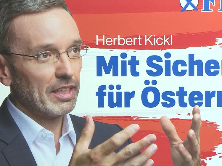 NR-Wahl: FPÖ wirbt auf Plakaten für Türkis-Blau