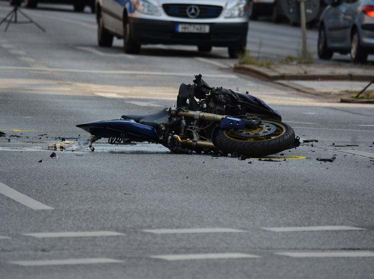 Horror-Unfall: Biker tot