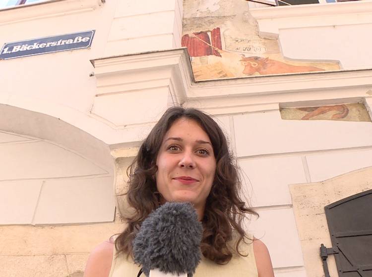 Grätzlkuriositäten: Fresko in der Bäckerstraße