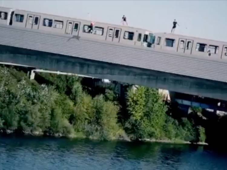 U-Bahn-Surfer schockieren mit Video
