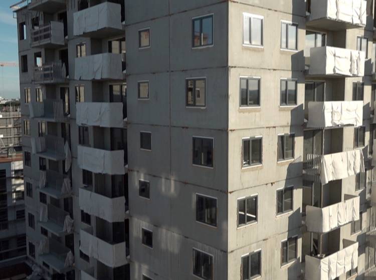 Floridsdorf: Gleichenfeier für "Am Park"