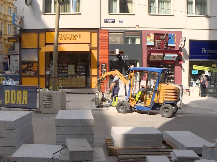 Bezirksflash: Rotenturmstraße-Umbau im Zeitplan