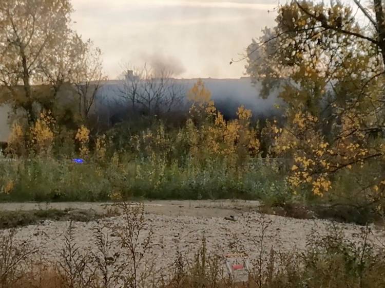 Großbrand in der Nordbahnhalle