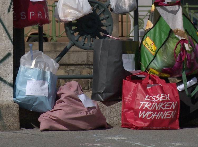 Gabenzaun: Spenden für Obdachlose