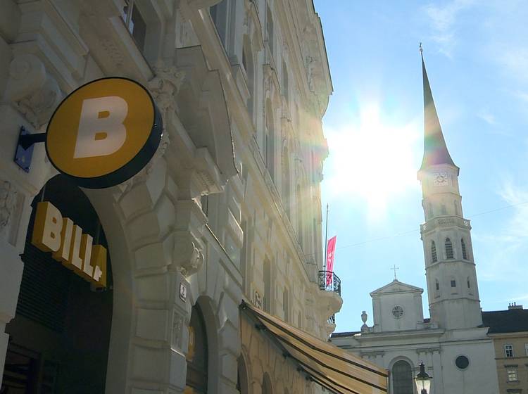 Billa zieht ins ehemalige Cafe Griensteidl