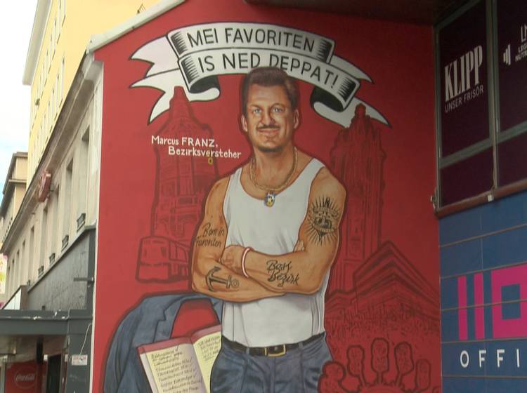 Bezirksflash: Riesen Wand-Tattoo