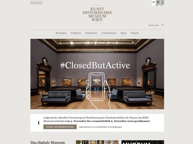 Kultur: Online ins Museum