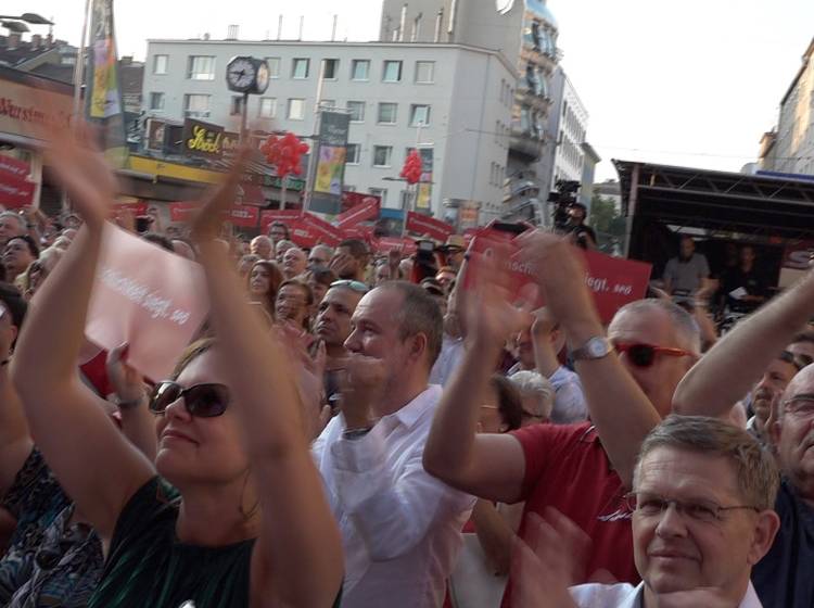 SPÖ-Wahlkampfauftakt mitten in Favoriten