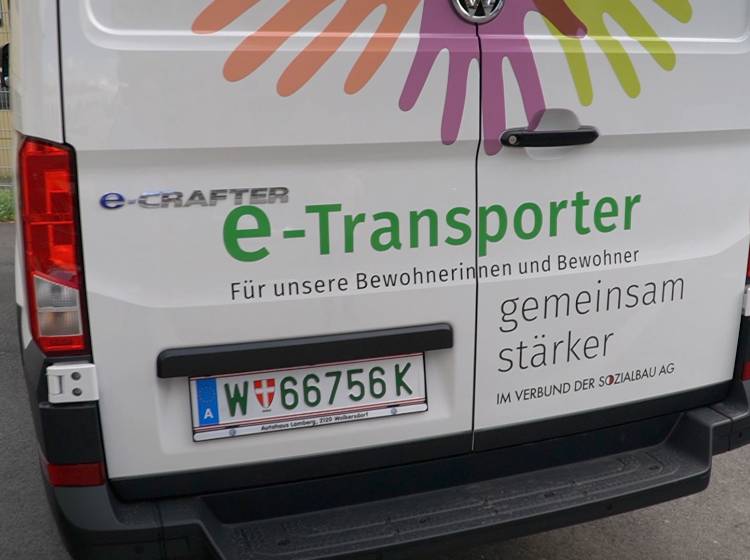 Neuer E-Transporter für Sozialbau-Community