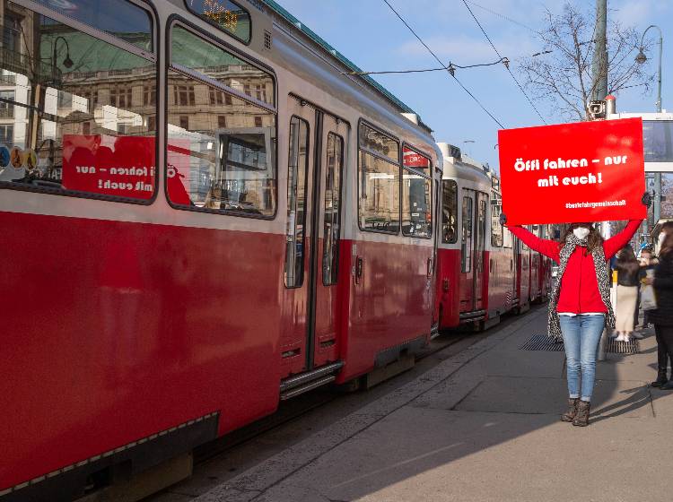 Komplimente für Fahrgäste der Wiener Linien