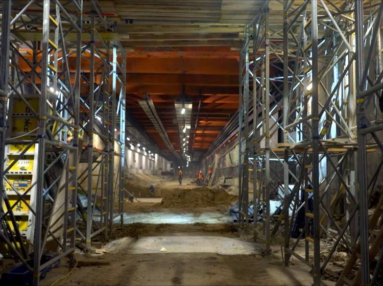 U-Bahn: Bauarbeiten im Zeitplan