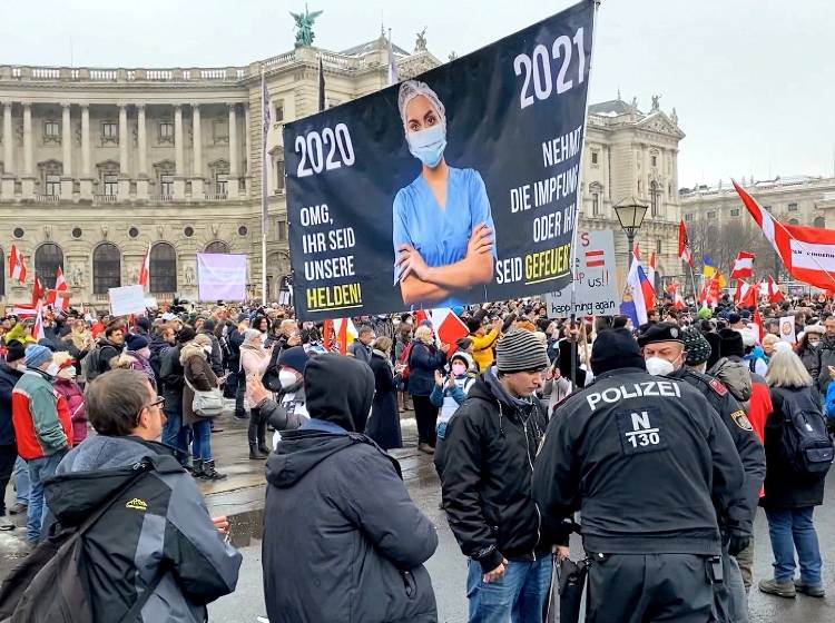 Demos in Wien am Wochenende erst ab 18 Uhr