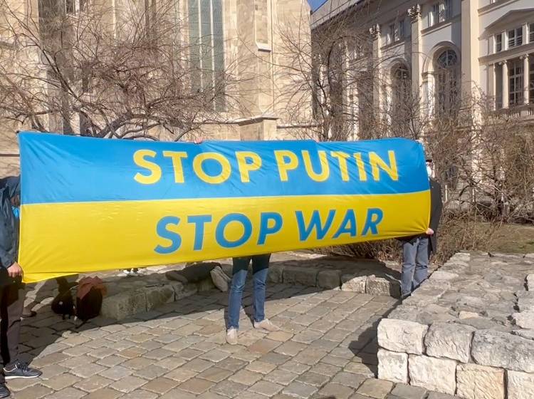 Solidaritätskundgebung für die Ukraine