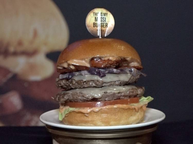 Eigener Burger von Lionel Messi