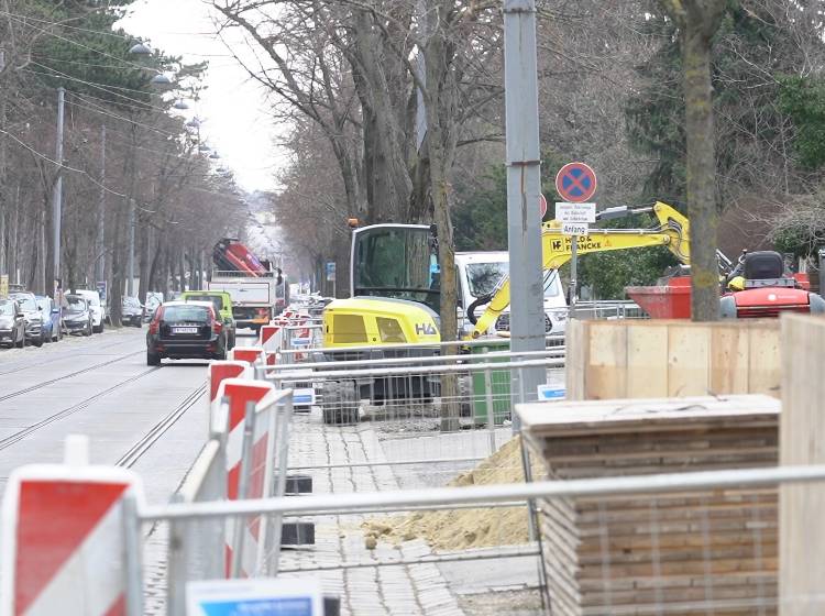 Bezirksflash: Umbau Pötzleinsdorfer Straße