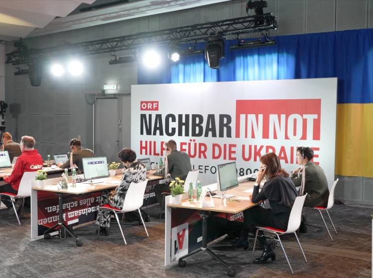 Nachbar in Not sammelt für die Ukraine