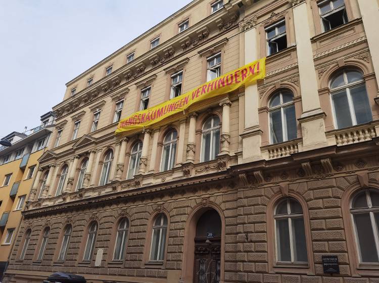 Haus am Alsergrund besetzt