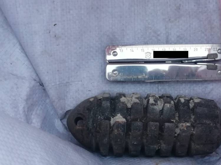 Granate in Dachstuhl entdeckt