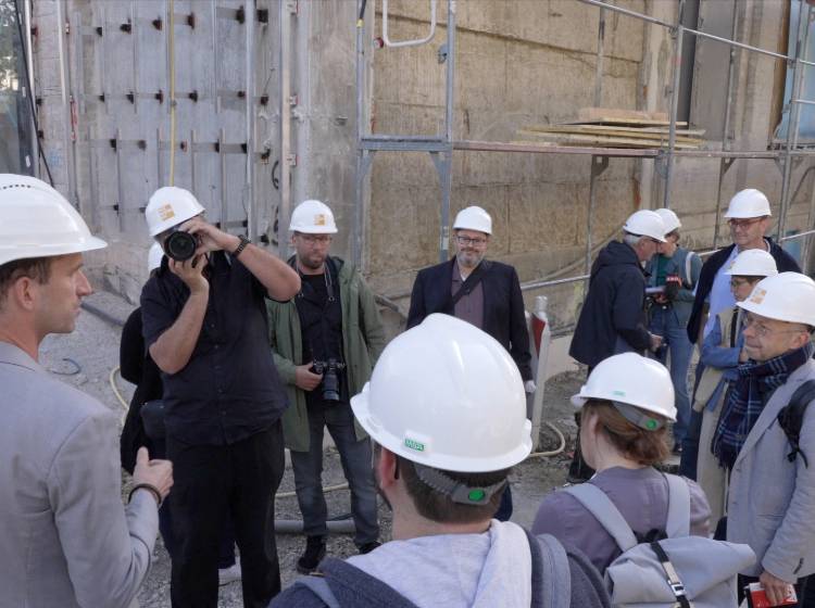 Baustellenbegehung beim Wien Museum