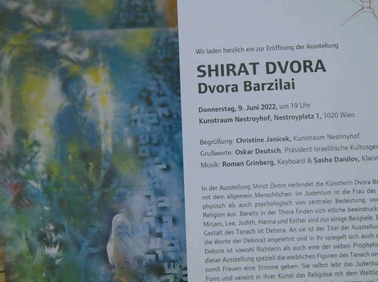 Dvora Barzilai im Kunstraum Nestroyhof