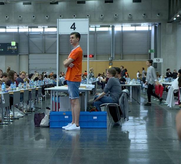 Medizinaufnahmetest in der Messe