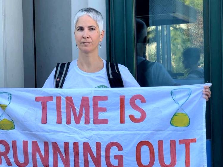 Demonstration vor Umweltministerium