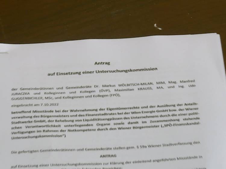 Wien Energie: Opposition fordert U-Kommission