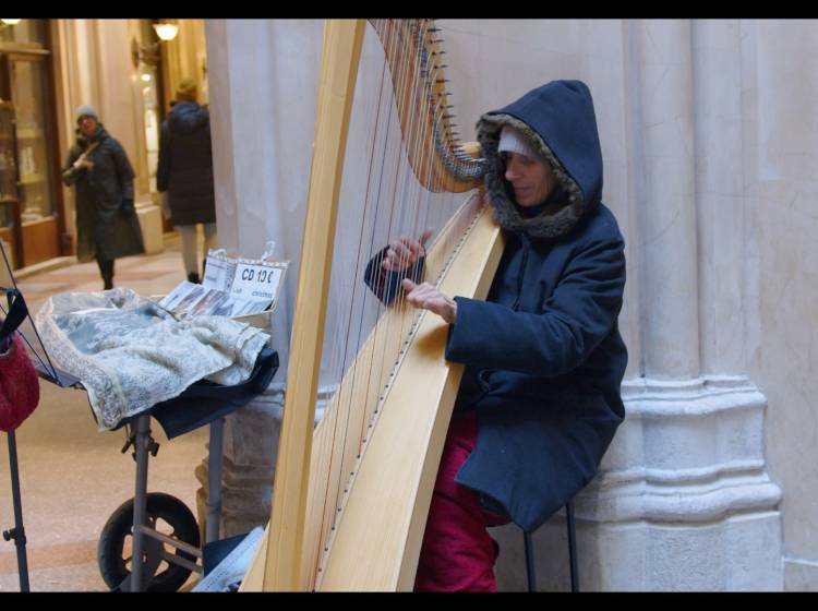Harfenistin betört (nicht nur) zu Weihnachten