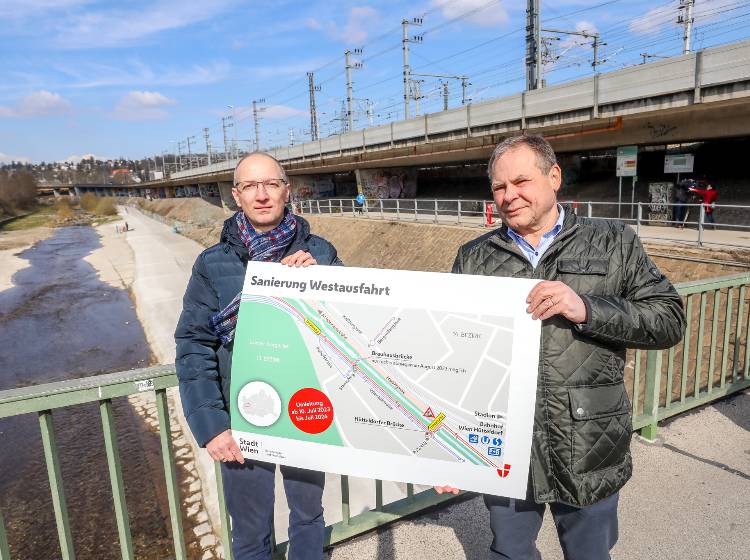 Wiener Westausfahrt wird modernisiert