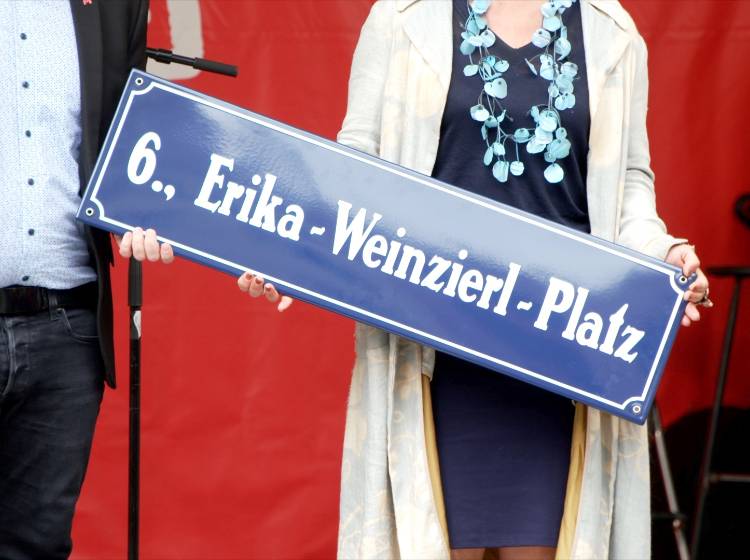 Erika Weinzierl-Platz in Mariahilf