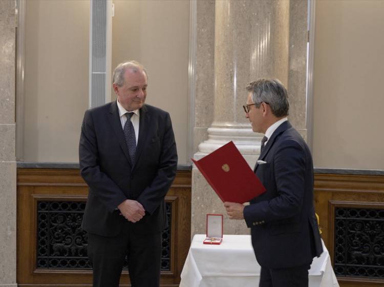 Ehrung für Franz Patay