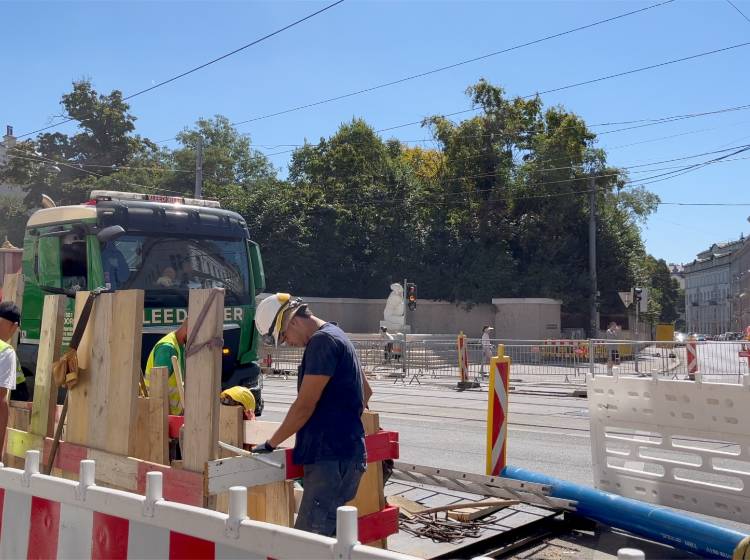 Bezirksflash: Bauarbeiten bei Alserbachstraße