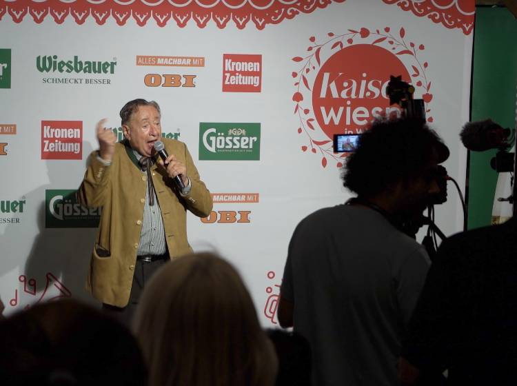 Lugner macht Stimmung fürs Wiener Oktoberfest