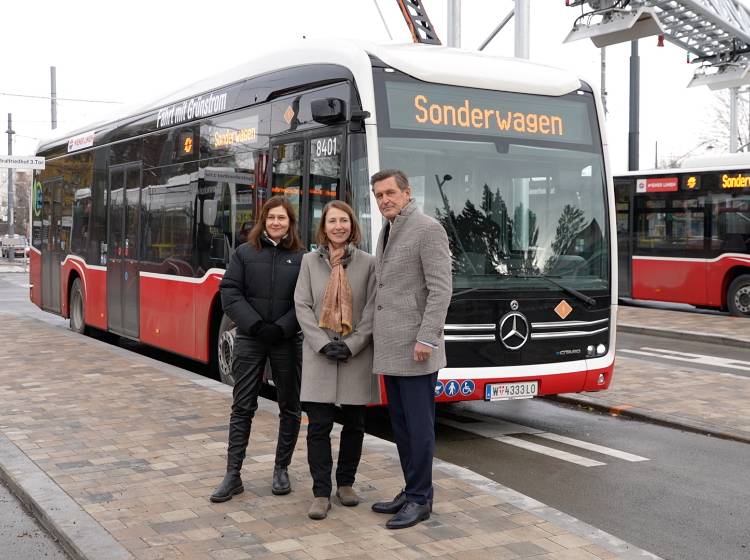 Wiener Linien starten E-Bus-Probebetrieb