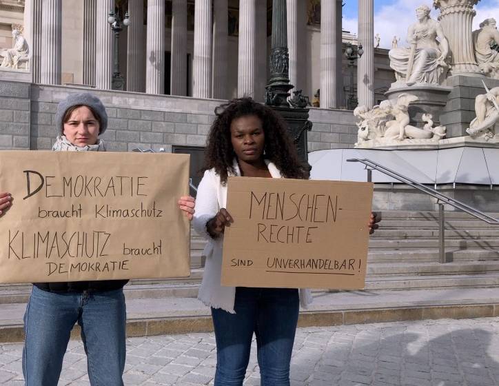 Demo: Zeichen gegen Rechts in Wien