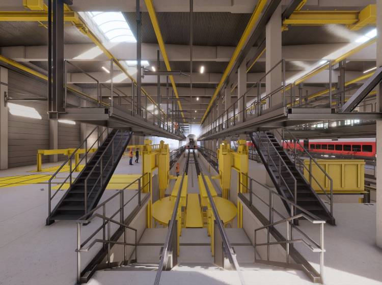 Bezirksflash: Neue Bahnhalle in Floridsdorf