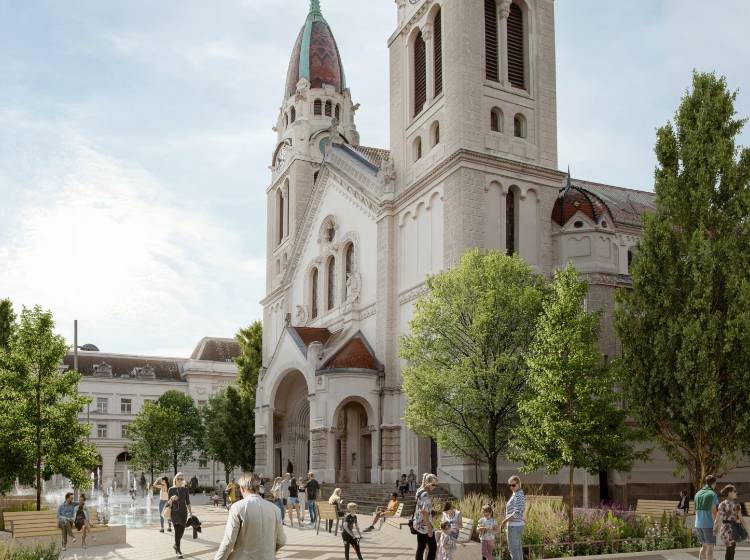 Enkplatz soll klimafittes Bezirkszentrum werden