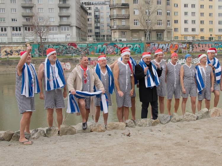 Kroatisch-Österreichisches Eisschwimmen