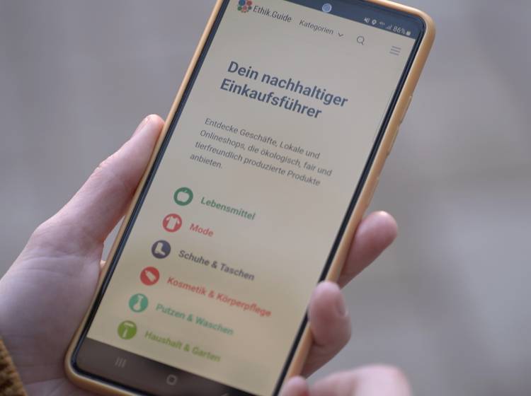 Nachhaltiger Einkaufsführer als App